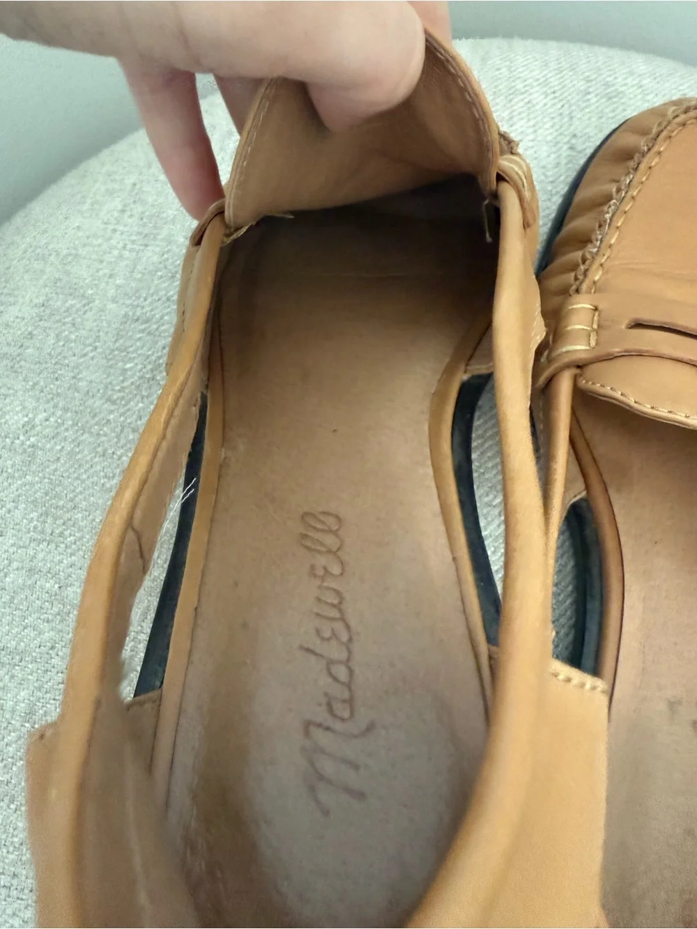Madewell leather loafer